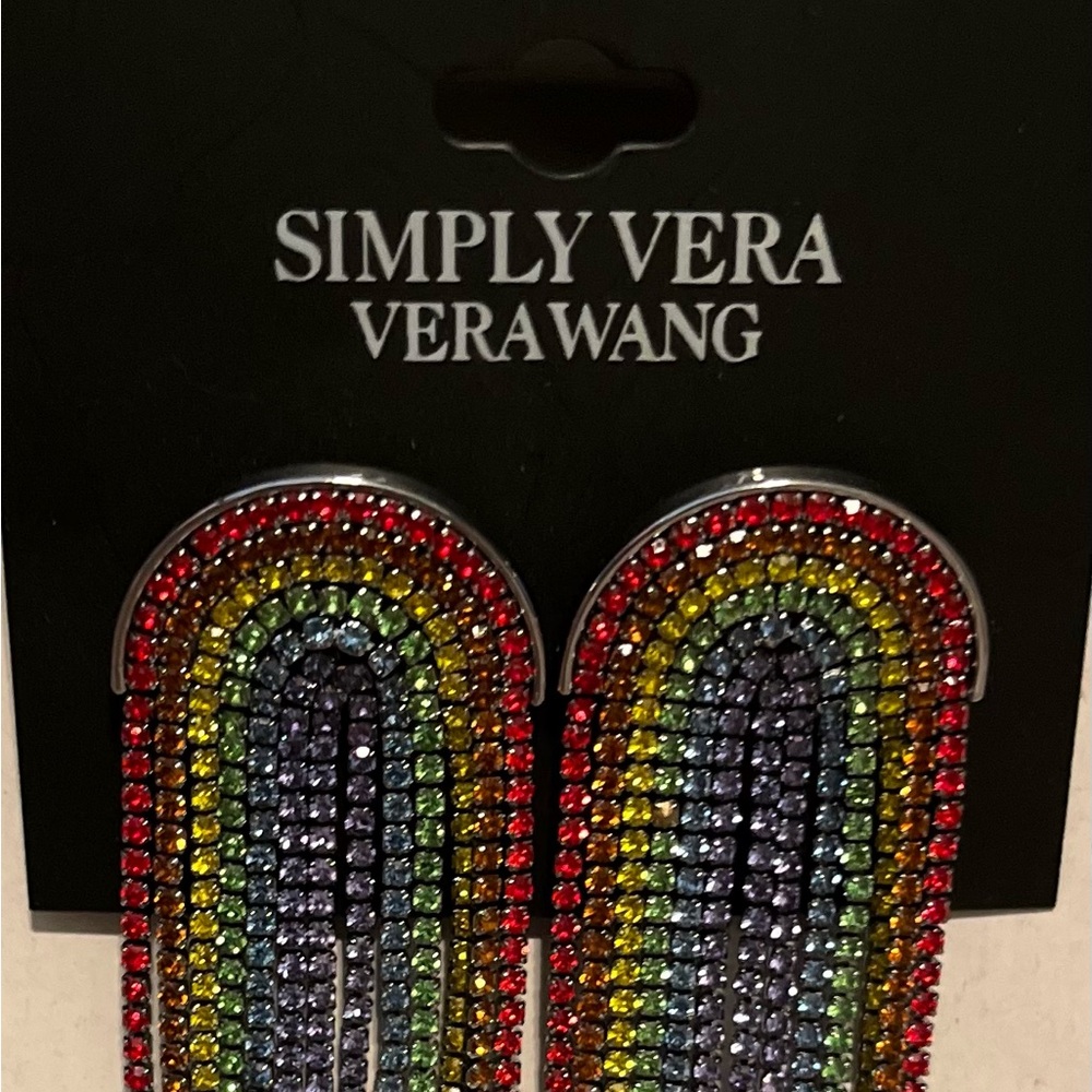 Simply Vera Vera Wang Multicolor Crystal Earrings